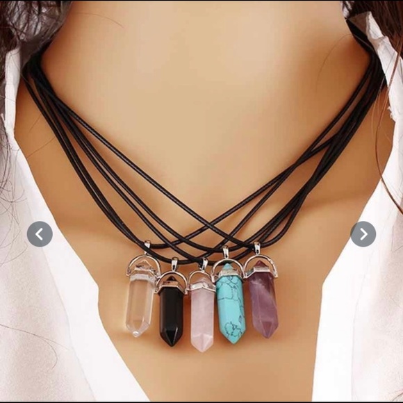 Mystery Necklace energey stones
pendulum crystal - Picture 2 of 10